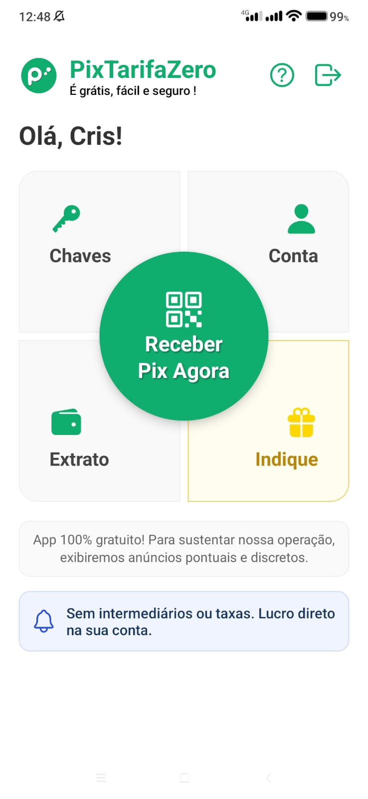PixTarifaZero App
